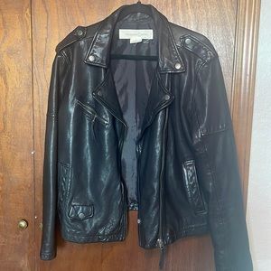 Treasure & Bond leather moto jacket